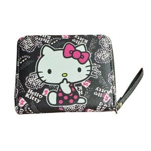 Hello Kitty Black and Pink Wallet